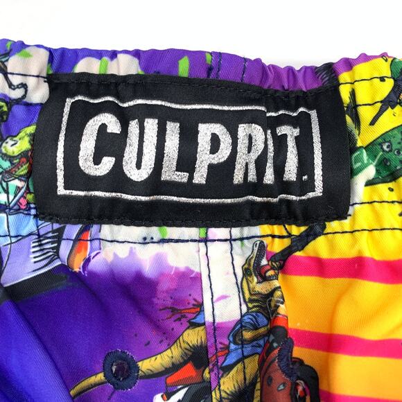 Culprit Swimwear Men's Size XXL Dinosaur Mayhem Print Swim Shorts Multicolor NEW - Picture 3 of 9